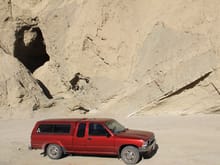 My '94 22RE 2wd Pickup DLX totally stock. Getting a lil' moon dust on the tires camping out at Arroyo Trapiado Mud Caves.