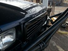 Painted the grille black