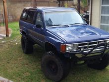 In the rain after camping