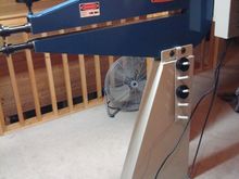 Hello to the new! This new Baileigh machine has a 36" throat compared to the old ones being 18" It larger size make doing door panels a dream compared to the old machine. Also this new machine has a variable speed foot pedal/forward and reverse, and the motor is practically silent, i love thjs thi g!