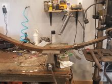 While that paint was curing i went through these used 3inch trail gear springs i picked up. I would like to lower the runner overall slightly. So i picked up a low profile front spring hanger as well.
 The leaf springs i pulled apart, put new pads between the leafs and a light coating of greas all over to help them resettle with out making a bunch of racket