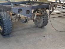 tail light and bow cut with a water jet