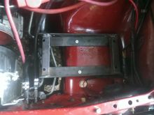 support bracket (i just grabbed out of the scrap pile at the shop.....it works, just isn't pretty.