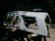 Top sanded and primed.  Only a few minor chips and cracks to the fiberglass needed to be repaired.
