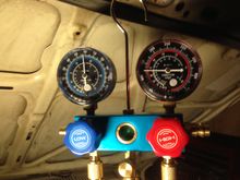 Static pressure
Yeah, I didn't know to burp it
Gonna have a shop pull it, and I'll re charge it after I add a new drier