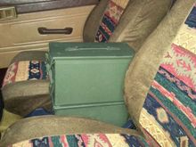 2 short boxes, stacked.
Pretty good height but it might be a little tall when I add the pad.