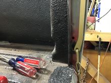 The stays didnt quite line up with the stay stops on the newer model bed so the stops got relocated. 