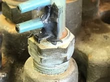 had to repair this valve with JB Weld.