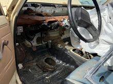 Completely gutted interior