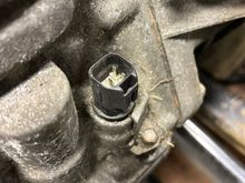 A343F 3-pin solenoid connector at trans side