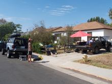 Pre trip Prep. 88 runner on the left, 87 on the right.