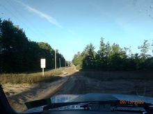 a warm-up on the way to the trailhead