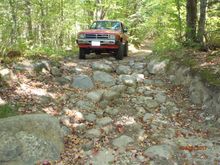 local road, some technical challenges, but relatively easy