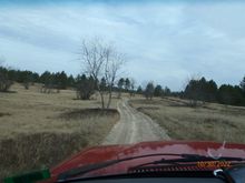 when i slowed down enough, i could feel the back end start to dig/wallow in the sand, so i just kept the speed to around 8 or 10 mph