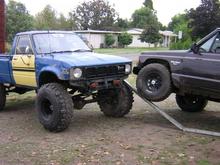 little brother tryin to flex after i cut his fenders