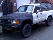 1986 22re project with
Xterra racks modified