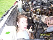 I was in there for an hour cleaning the front of my block where my timing chain goes