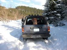 Buried in 6ft. of Evans Creek SNOW