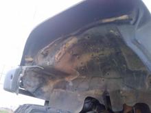 You can see the wires now exposed, I'll have to find something to fill the gap.