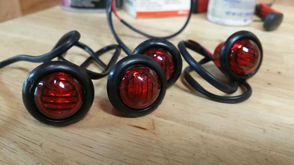 First attempt. Was going to install them in the corner light housing like others have. I was very dissatisfied with the lack of brightness. So, I abandoned these.