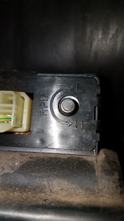 Under my passenger side dash