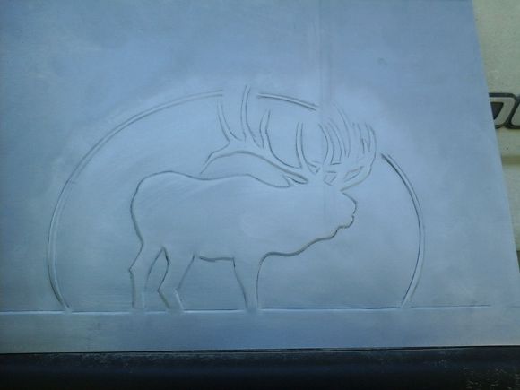 the elk isnt finished yet, but its going to be an insert for some door panels Im makeing for a friends 86' toyota pickup