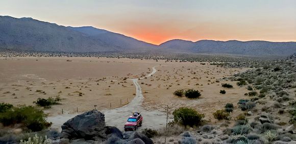 First Light Uphill of our campsite...