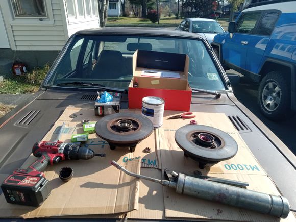 New wheel bearings 