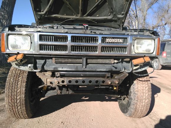 Bumper, end caps, valence, and skid plate.