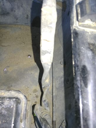 This is the brake master cylinder fluid wire, it clips to the CC sub assembly. Sorry bad pic. I broke mine.