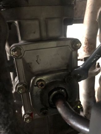 if your not familiar, these four tiny bolts hold the stick into the base for the shifter.  