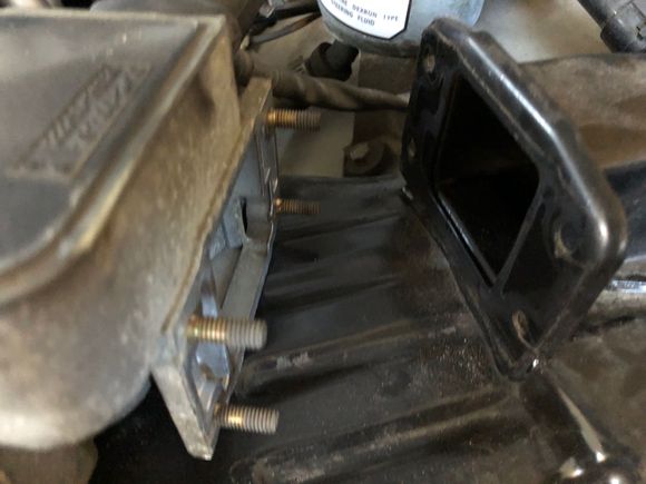 remove the 4 10mm nuts