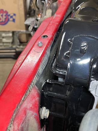 Before adding top foam.