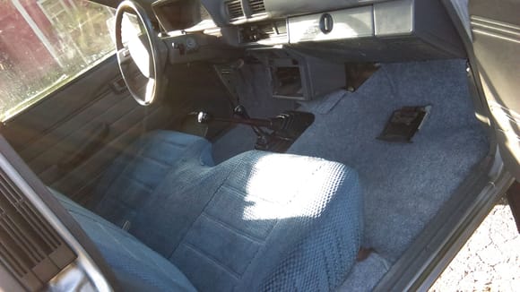 Replaced the carpet, added a bench seat cover