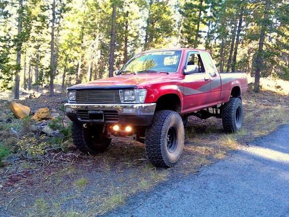Running lights on suspension frame