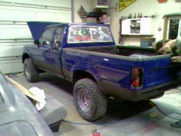 Puttin her back together.