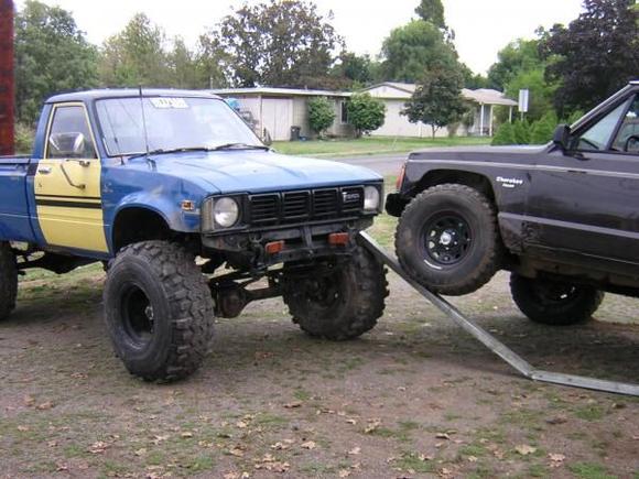 little brother tryin to flex after i cut his fenders