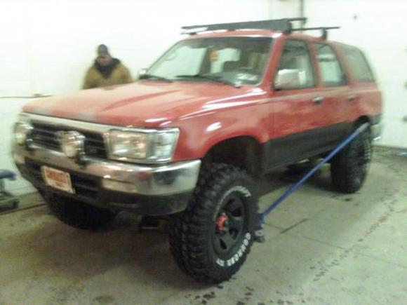 Gettin new tires put on