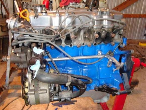 22R on the stand polishished and painted.