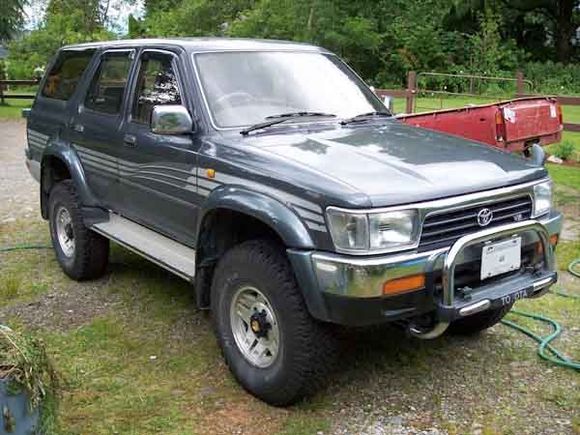 after lift, tires, hubs, ventshades, and love.. :P