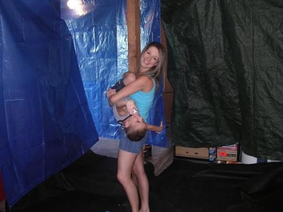 home made garage paint booth