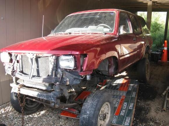 Donor SAS'ed frame