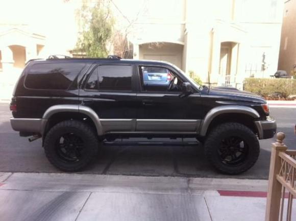 just mounted tires and 2" body lift