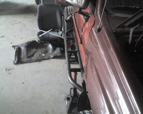 rock sliders install