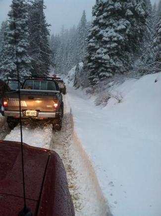 Headed up the trail