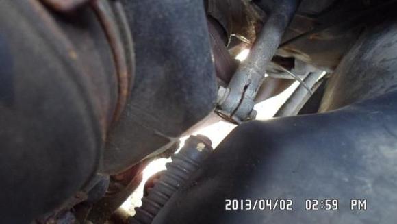 OUCH! Snapped off intermediate shaft where collar is into steering column assembly !