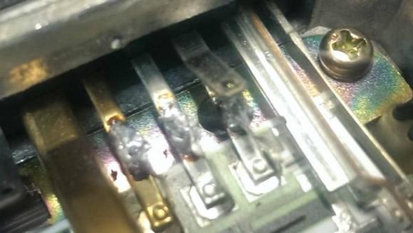 resoldered wires for the 22RE internals