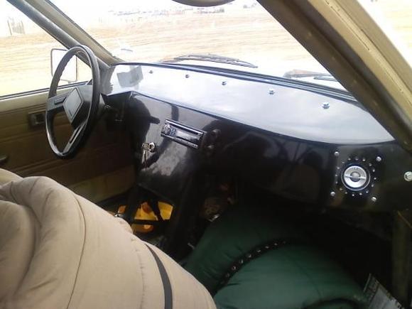 no gauges yet, mcneil racing dash,