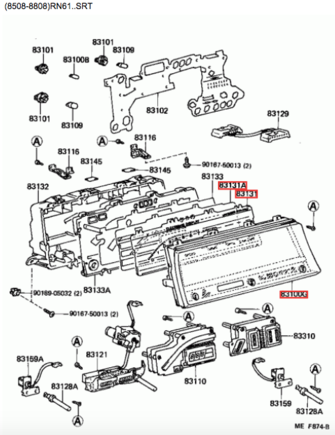 Exploded View of Cluster