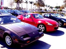 January 31st 2009, Next to the 1st 370Z that Royal Palm Nissan recieved.